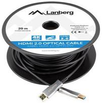 optical laidas - Kabelis Lanberg CA-HDMI-20FB-0200-BK, HDMI / HDMI, 20 m - 3 nuotrauka