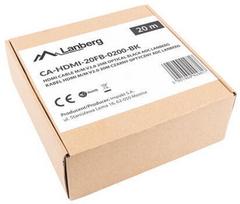optical laidas - Kabelis Lanberg CA-HDMI-20FB-0200-BK, HDMI / HDMI, 20 m - 4 nuotrauka