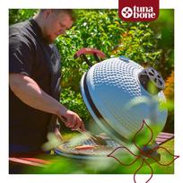kamado 24 - TunaBone Kamado classic 23", L dydžio, balta - 15 nuotrauka