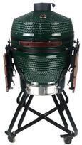 grill - TunaBone Kamado classic 26", XL dydžio, žalia - 7 nuotrauka