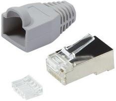 LogiLink RJ-45 Shielded Plug Connector CAT.6 100pcs
