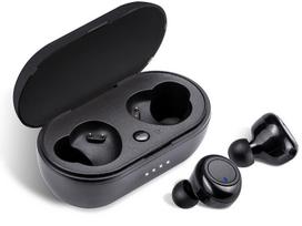 bt ausines - Tracer Airpods Black (Juodos) - 4 nuotrauka