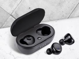 bt ausines - Tracer Airpods Black (Juodos) - 6 nuotrauka