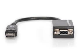 displayport dp dp - Maclean Adapter DisplayPort/D-SUB Black - 2 nuotrauka