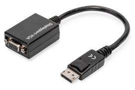 displayport dp dp - Maclean Adapter DisplayPort/D-SUB Black - 8 nuotrauka
