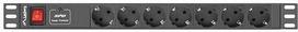 Lanberg PDU-07F-0200-BK 7 Sockets 2m Black