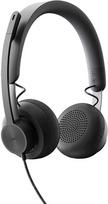 usb c laidines ausines - Logitech Zone Wired Black (Juodos) - 4 nuotrauka