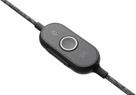 usb c laidines ausines - Logitech Zone Wired Black (Juodos) - 6 nuotrauka