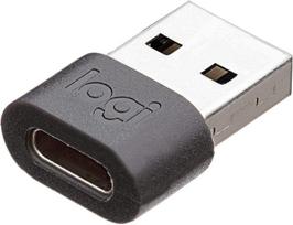 usb c laidines ausines - Logitech Zone Wired Black (Juodos) - 8 nuotrauka