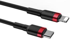 baseus usb c cable 1m - Baseus Halo USB Type-C To Apple Lightning Cable 1m Black - 3 nuotrauka