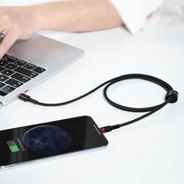baseus usb c cable 1m - Baseus Halo USB Type-C To Apple Lightning Cable 1m Black - 5 nuotrauka