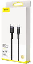baseus usb c cable 1m - Baseus Halo USB Type-C To Apple Lightning Cable 1m Black - 8 nuotrauka