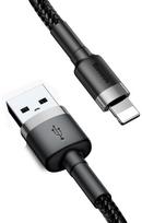 usb 3 0 3m - Baseus Cafule USB To Apple Lightning Cable 3m Grey/Black - 2 nuotrauka