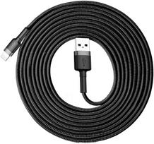 usb 3 0 3m - Baseus Cafule USB To Apple Lightning Cable 3m Grey/Black - 5 nuotrauka
