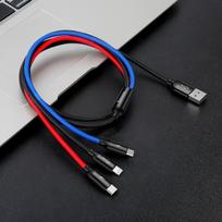 usb c lightning adapteris - Adapteris USB2.0-USB-C,microUSB, lightning - 2 nuotrauka
