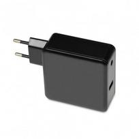 auto maitinimo adapteris - iBOX IUZ65WA Universal Notebook Power Adapter 65W Black - 4 nuotrauka