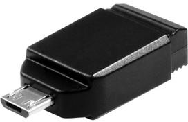 usb laikmenia - Verbatim 16GB Nano USB 2.0 OTG Black - 3 nuotrauka