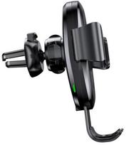 baseus gravity car holder - Baseus Gravity Car Holder With Qi Charger Black - 2 nuotrauka