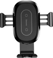 baseus gravity car holder - Baseus Gravity Car Holder With Qi Charger Black - 12 nuotrauka
