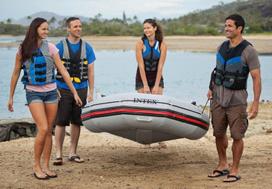 intex baidare - INTEX Mariner 4 Grey (Pilka) - 8 nuotrauka