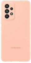 samsung galaxy a53 deklas - SAMSUNG Galaxy A53 5G 2022, silikoninis, nugarėlė, Peach - 4 nuotrauka