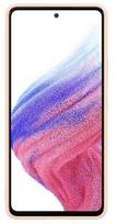 samsung galaxy a53 deklas - SAMSUNG Galaxy A53 5G 2022, silikoninis, nugarėlė, Peach - 5 nuotrauka