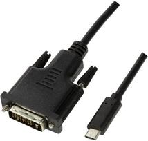 usb c to 3.2 gen 1 - LOGILINK UA0331 LOGILINK - USB 3.2 Gen 1x1 USB-C™ M to DVI Cable, 1.8m - 1 nuotrauka