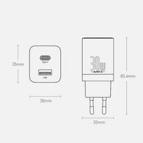 baseus charger 30w - Įkroviklis Baseus CCSUPP-E02, balta - 9 nuotrauka