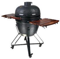 kamado grilli - TunaBone Kamado classic 23", L dydžio, tamsiai pilka - 4 nuotrauka
