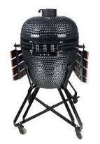 kamado grilli - TunaBone Kamado classic 23", L dydžio, tamsiai pilka - 8 nuotrauka