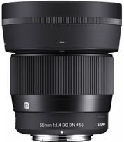 sigma objektyvau - Sigma 56mm f/1.4 DC DN Contemporary For Canon EF-M - 2 nuotrauka