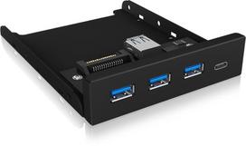 usb 3 0 hub type - ICY Box Front Panel USB HUB IB-HUB1418-i3 - 2 nuotrauka