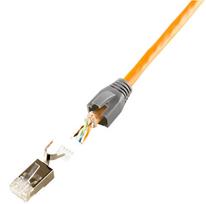 cat 6 shielded cable - LogiLink Modular Plug Cat 6A RJ45 For Cat 7, Cat 6A, Cat 6 cable 10 pcs. - 2 nuotrauka