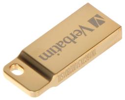 usb raktas 2gb - Verbatim Metal Executive 32GB USB 3.0 Gold - 4 nuotrauka