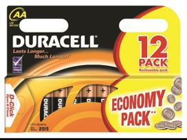elementai aa - Duracell Alkaline Power Batteries AA B12 12pcs - 2 nuotrauka