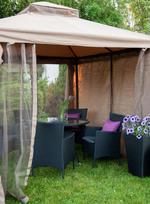 pavesine su tinkleliu 3x4 - Home4you Mosquito Nets Canopy Legend 3x4m - 2 nuotrauka