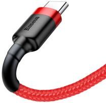 c type 3a baseus - Baseus Cafule USB To USB Type-C Cable 0.5m Red - 3 nuotrauka
