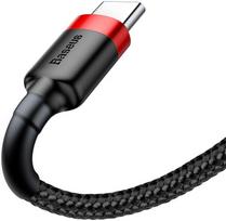 usb type c to usb 2.0 - Baseus Cafule USB To USB Type-C Cable 1m Black - 3 nuotrauka