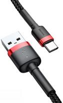 usb type c to usb 2.0 - Baseus Cafule USB To USB Type-C Cable 1m Black - 5 nuotrauka