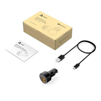 3 usb port charger - Aukey CC-T8 2 USB 3A 36W Black - 3 nuotrauka