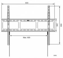 stovas televizoriaus - Techly Wall Mount For LCD/LED/PDP 42-80'' Black - 3 nuotrauka