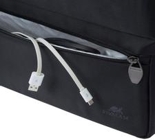 laptop case - Rivacase Tiergarten Laptop Bag 15.6'' Black - 8 nuotrauka