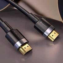 baseus hdmi laidas - Baseus HDMI 4K HD 2.0 CADKLF-F01, juoda/pilka, 2 m - 6 nuotrauka