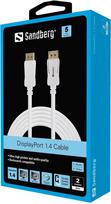 displayport 1.4 kabelis - SANDBERG DisplayPort 1.4 8K60Hz 2m - 2 nuotrauka