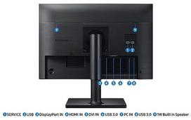 24 coliu monitorius - Samsung LF24T450GYUXEN 24" - 4 nuotrauka