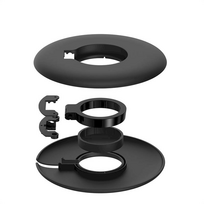ikroviklis apyrankes - Baseus Organizer / Apple Watch Holder ACSLH-01, juoda - 5 nuotrauka