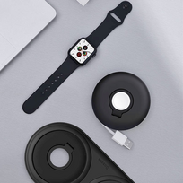 ikroviklis apyrankes - Baseus Organizer / Apple Watch Holder ACSLH-01, juoda - 6 nuotrauka