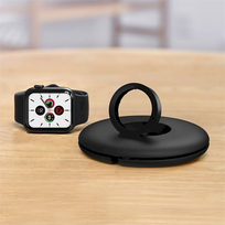 ikroviklis apyrankes - Baseus Organizer / Apple Watch Holder ACSLH-01, juoda - 8 nuotrauka