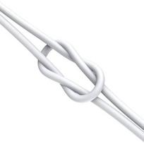 type c i usb a - Laidas Baseus USB-A to USB-C, USB 2.0/USB-C, 1 m, balta - 3 nuotrauka