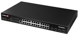 tinklo komutatorius poe - EDIMAX 24-Port Gigabit PoE Switch - 1 nuotrauka